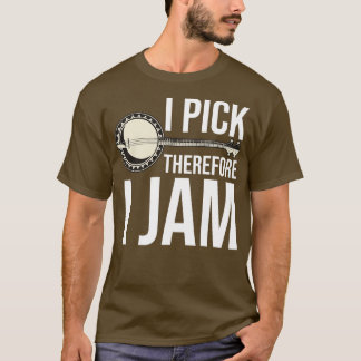 Funny Banjo Player Zitat T-Shirt
