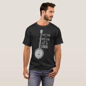 Funny Banjo Shirt - Folk Bluegrass Newgrass Rock T (Vorne ganz)