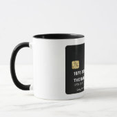 Funny Bank of Dad Credit Card Father's Day Gift Tasse (Links)