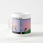 Funny Bank Robbery Stickman Tasse - 014 (Vorderseite Links)