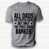 Funny Banker Vater oder Husband Wertschätzung Weiß T-Shirt