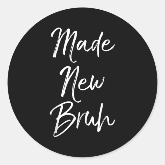 Funny Baptism Gift For Boys Salvation Quote Made N Runder Aufkleber (Vorderseite)