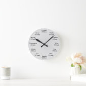 Funny Bar Clock Personalisiert Graue Wall Uhr (Zuhause)