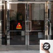 Funny Bar Sign Window Fensteraufkleber (Büro Tür)