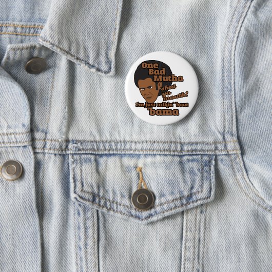 Funny Barack Obama Button (Beispiel)