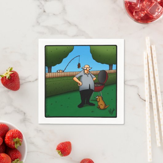 Funny Barbecue Cookout Napkins Serviette (Beispiel)