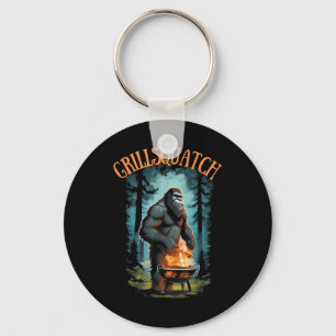 Funny Barbecue Griller Shirt - Bigfoot Grillen Sa Schlüsselanhänger