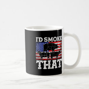 Funny Barbecue Id Smoke That Patriotic Grillmaster Kaffeetasse