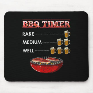Funny Barbecue Lover Bier Betrunkenes trinken Gesc Mousepad