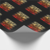 Funny Barbecue Meat Lover Grilling GRILLEN Geschenkpapier (Ecke)