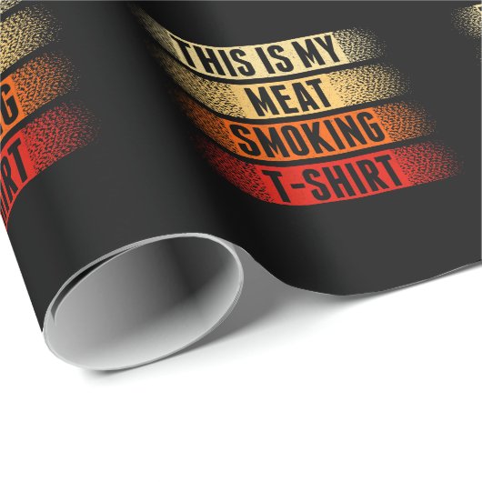 Funny Barbecue Meat Lover Grilling GRILLEN Geschenkpapier (Rolleneckpunkt)