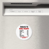 Funny Barbecue Menu Magnet (In Situ (Geschirrspüler))