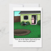 Funny Barbecue Party Einladung (Vorderseite)