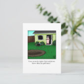 Funny Barbecue Party Einladungen Postkarten (Stehend Vorderseite)