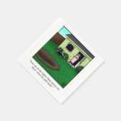 Funny Barbecue Spaß Napkins Serviette (Ecke)