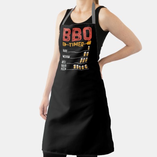 Funny Barbecue Timer Zahl der Bier Selten Mittel Schürze (InSitu)