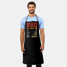 Funny Barbecue Timer Zahl der Bier Selten Mittel Schürze