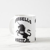 Funny Barbell Lifting Gym Spaß Kaffeetasse (Vorderseite Links)