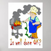 Funny Barbeque Design - Ist gut gemacht? Poster (Vorne)