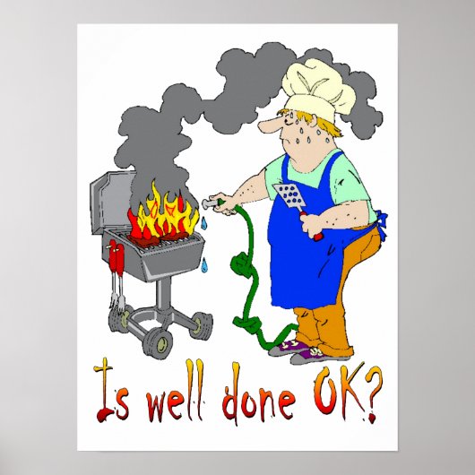 Funny Barbeque Design - Ist gut gemacht? Poster (Vorne)
