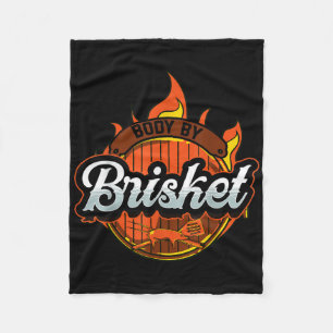 Funny barbeque Grillen Grey by Brisket Fleisch Rau Fleecedecke