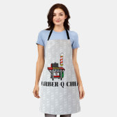Funny Barber-Q Schürze für GRILLEN (Getragen)