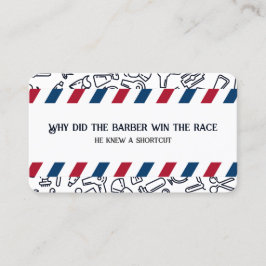 Funny Barbershop Hair Stylist Friseur Visitenkarte