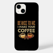 Funny Barista Cafe Lover Gift Case-Mate iPhone Hülle (Rückseite)