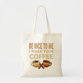 Funny Barista Cafe Lover Gift Tragetasche