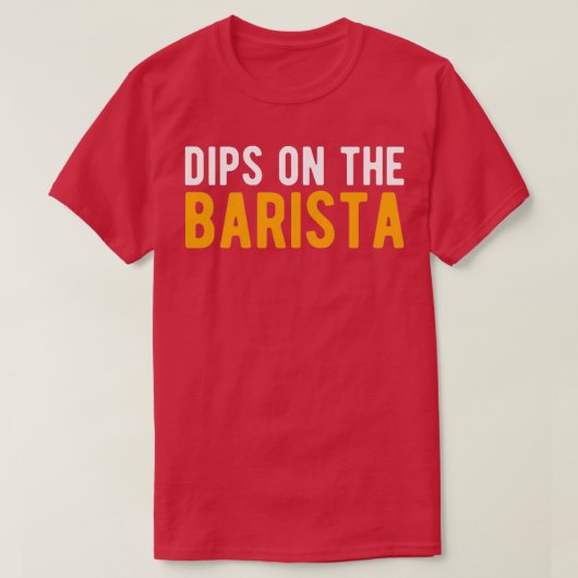 Funny Barista Coffee T-Shirt (Design vorne)