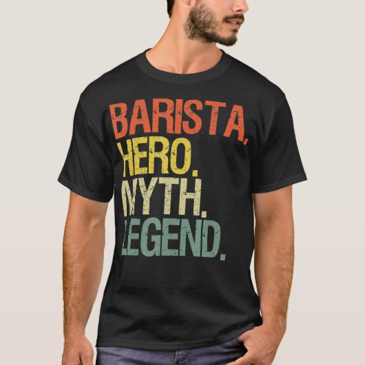 Funny barista T-Shirt (Vorderseite)