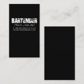Funny Barkeeper Alcohol Mixer Barkeeper Jokes Visitenkarte (Vorne/Hinten)