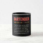 Funny Barkeeper Definition Tasse (Zentrum)