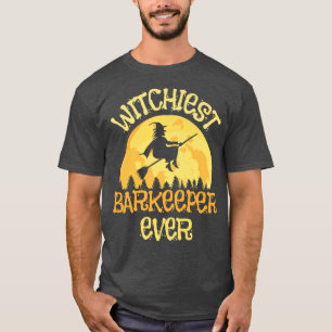 Funny Barkeeper, Hexenmeister, Halloween Spaß 3670 T-Shirt