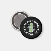 Funny Barkeeper Just Magnet (Vorderseite/Rückseite)