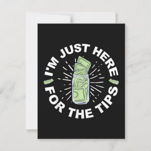 Funny Barkeeper Just Postkarte