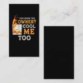 Funny Barkeeper und Barkeeper Joke Mixologe Visitenkarte (Vorne/Hinten)