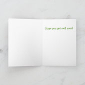 Funny Barnyard Chicken wird gut Karte (Innenseite)