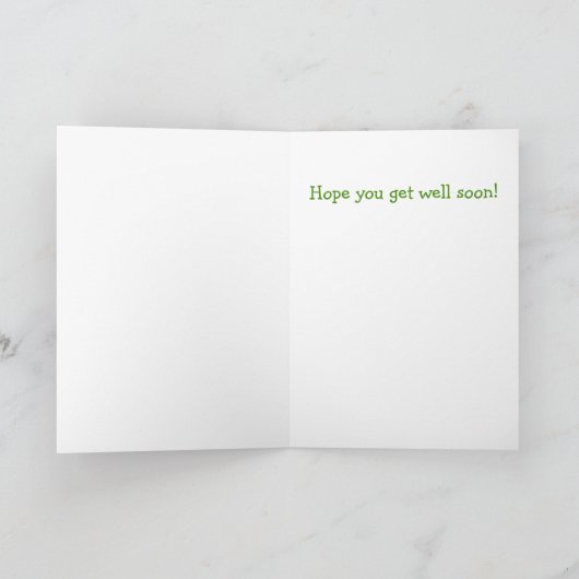 Funny Barnyard Chicken wird gut Karte (Innenseite)