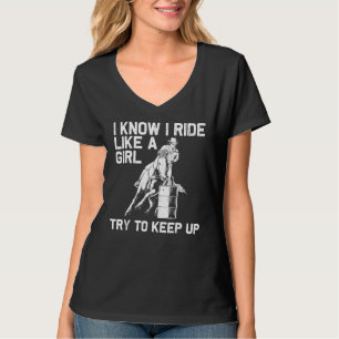 Funny Barrel Racing for Women Rodeo Pferd R.Acer G T-Shirt