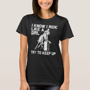 Funny Barrel Racing for Women Rodeo Pferd R.Acer G T-Shirt