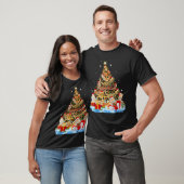 Funny Bartded Dragon Weihnachtsbaum T-Shirt (Unisex)