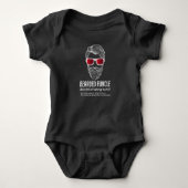 Funny Bartded Funcle Definition Neu Baby Strampler (Vorderseite)
