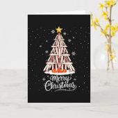 Funny Baseball Bats Christmas Tree Lights Xmas For Karte (Gelbe Blume)