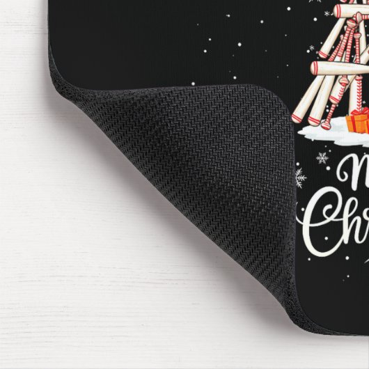 Funny Baseball Bats Christmas Tree Lights Xmas For Mousepad (Ecke)