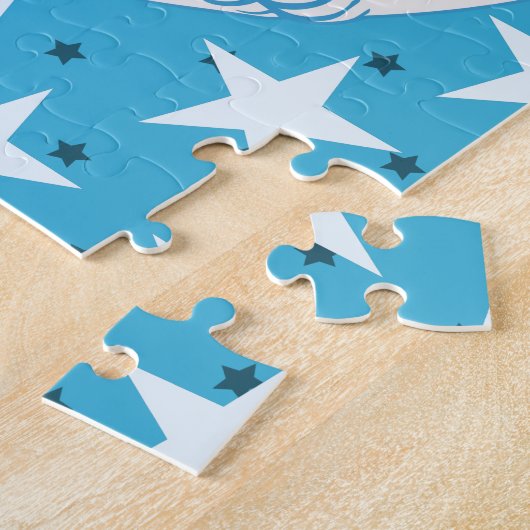 Funny Baseball Boy Player Star Softball Ball Name Puzzle (Seite)