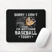 Funny Baseball Boys Sorry, dass ich nicht sehen ka Mousepad (Mit Mouse)