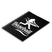 Funny Baseball Cricket Sportangebot Notizblock (Linke Seite)