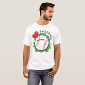 Funny Baseball Design T-Shirt (Vorne ganz)