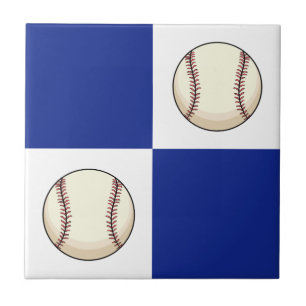 Funny Baseball Foto Template Fliese